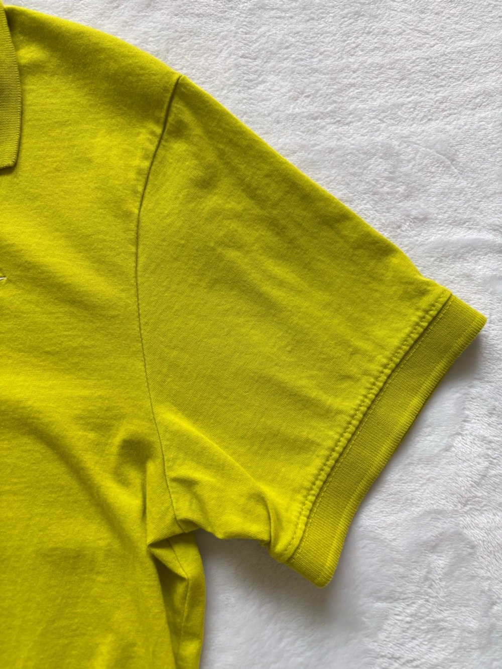 NIKE Men's Lime Green Short Sleeve Cotton Polo Shirt--EUC--S - Picture 6 of 11